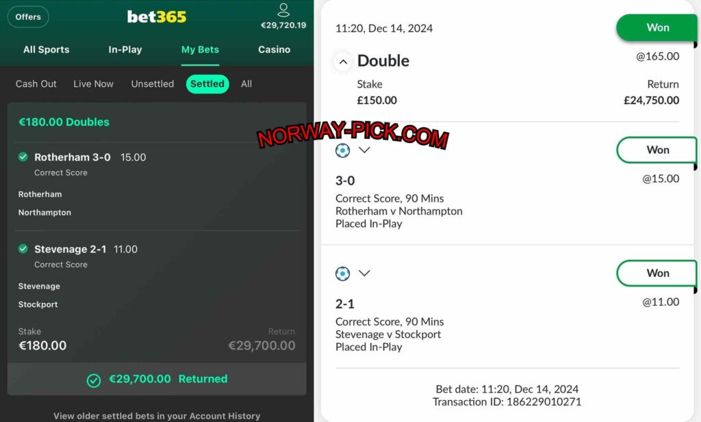 BET365 RIGGED FOOTBALL FIXED MATCHES