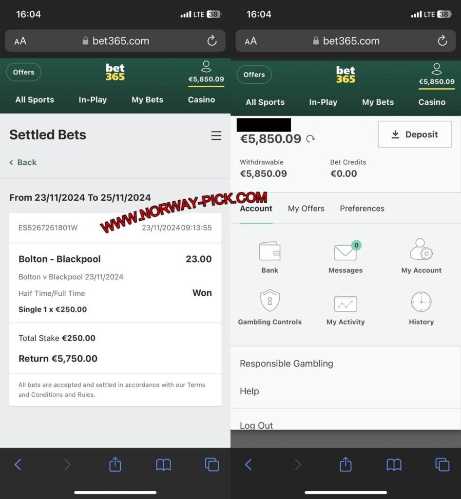 BET365 UK FIXED MATCHES FOOTBALL