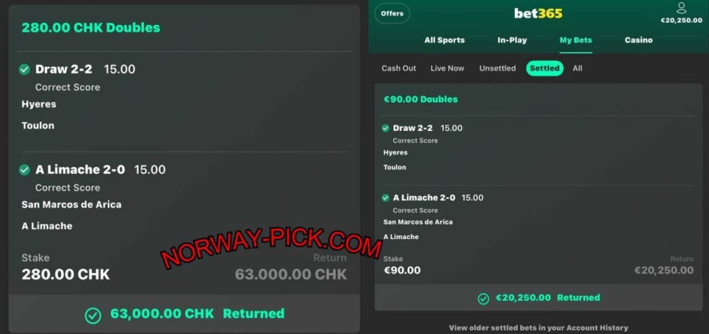 BET365 UK FIXED MATCHES TIPS