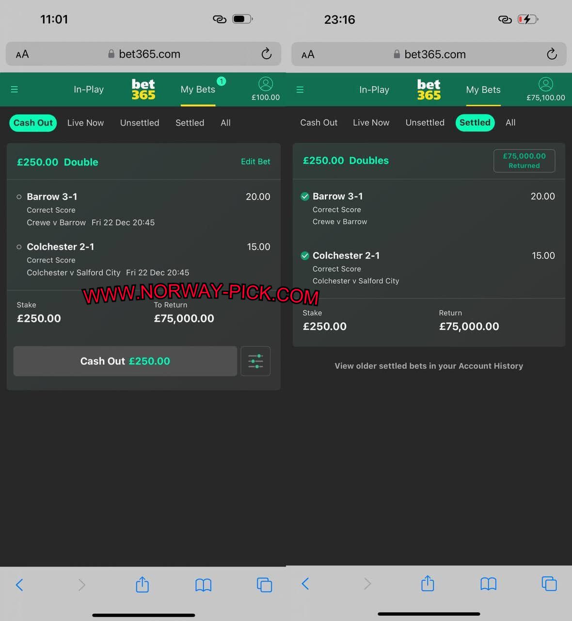 RIGGED MATCHES BETTING TIPS - CORRECT SCORE