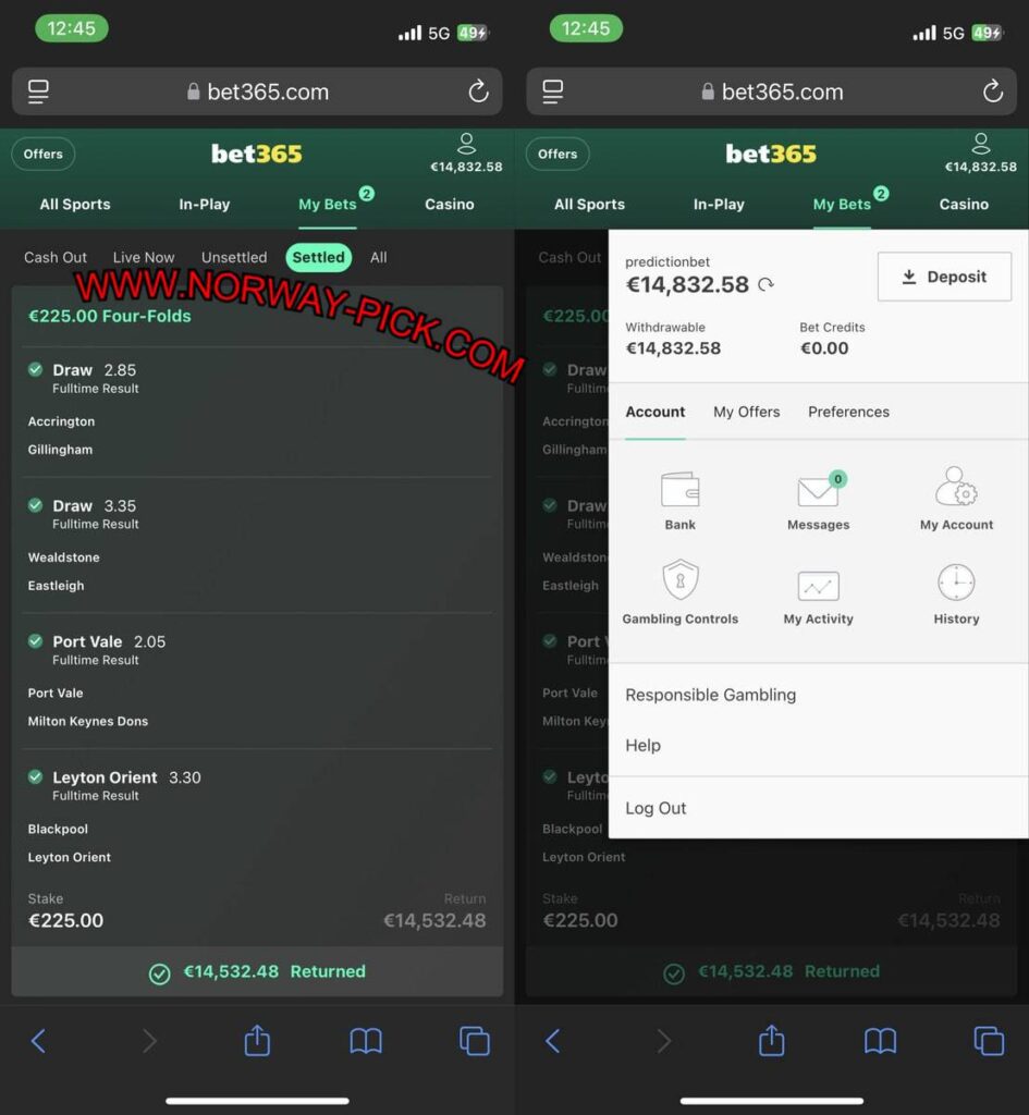 UK FIXED MATCH VIP TIPS 1X2