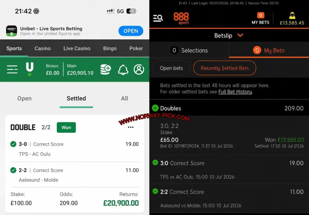 888 SPORT CORRECT SCORE MATCHES 888 SPORT CORRECT SCORE MATCHES