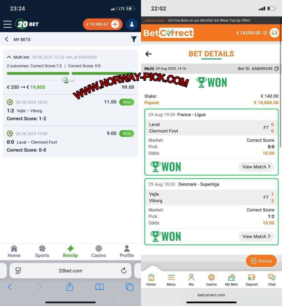 BETCORRECT FIXED MATCHES TIPS