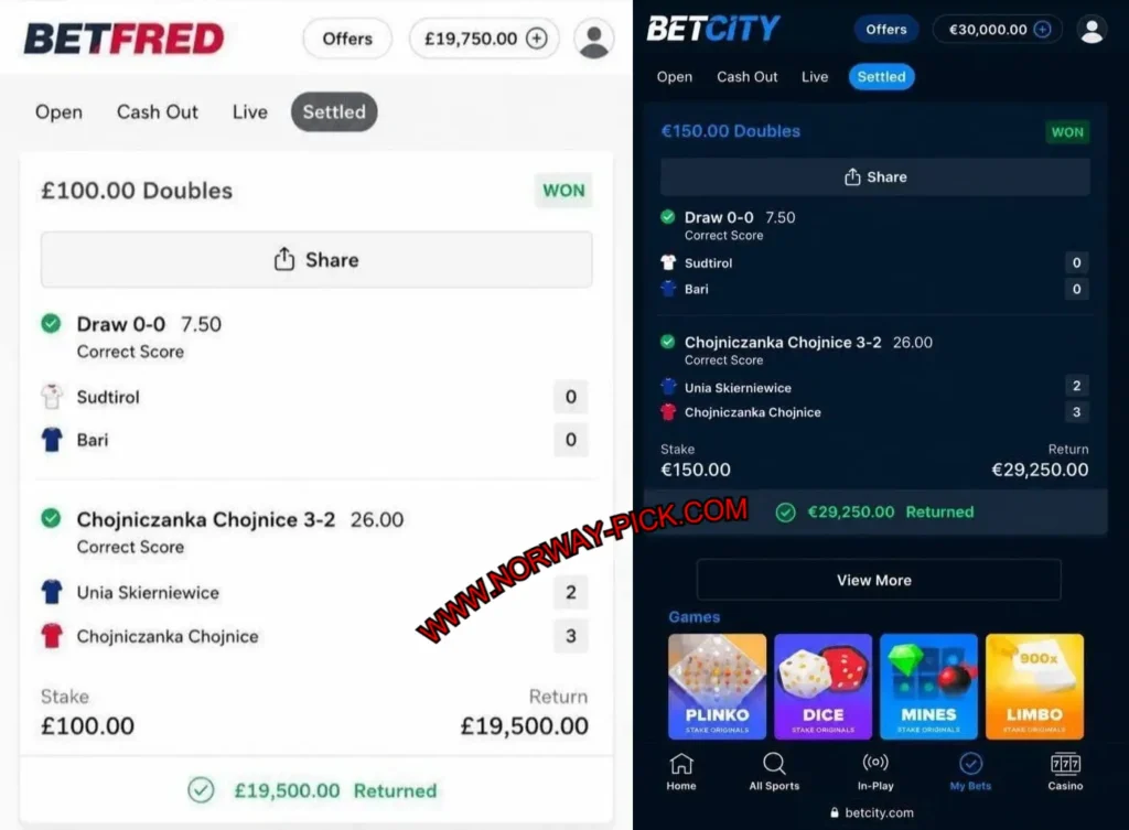 BETFRED CORRECT SCORE FIXED TIPS BETFRED CORRECT SCORE FIXED TIPS
