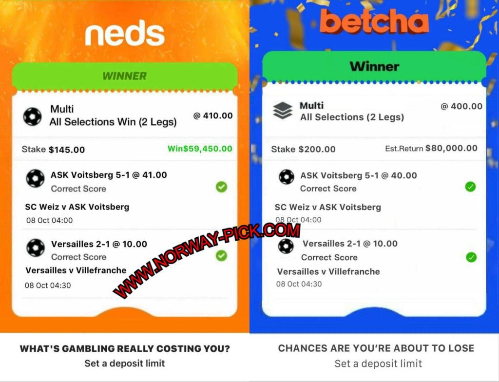 Betcha Fixed Matches Tips