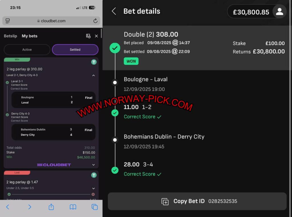 CLOUDBET FIXED MATCHES TIPS