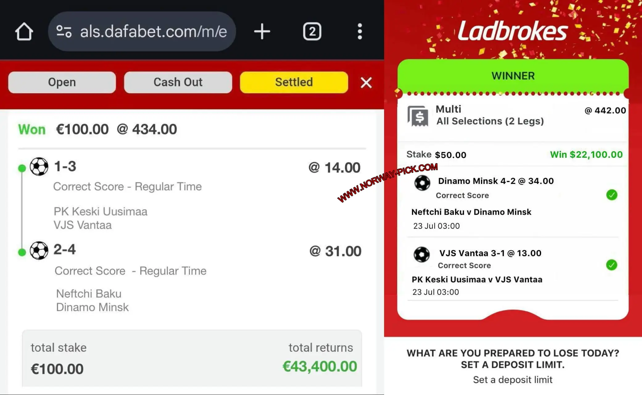 DAFABET CORRECT SCORE BETTING TIPS DAFABET CORRECT SCORE BETTING TIPS