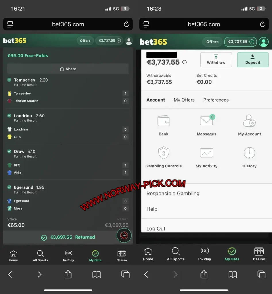 NORWAY VIP SOCCER MATCHES 1X2 NORWAY VIP SOCCER MATCHES 1X2