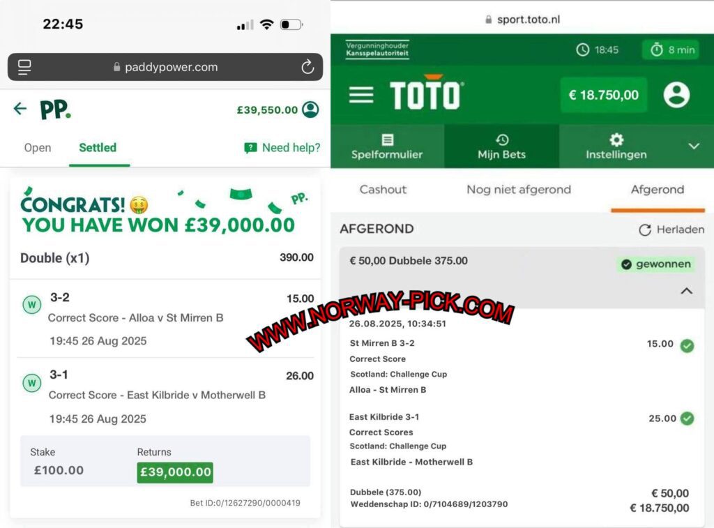 TOTO FOOTBALL FIXED MATCHES