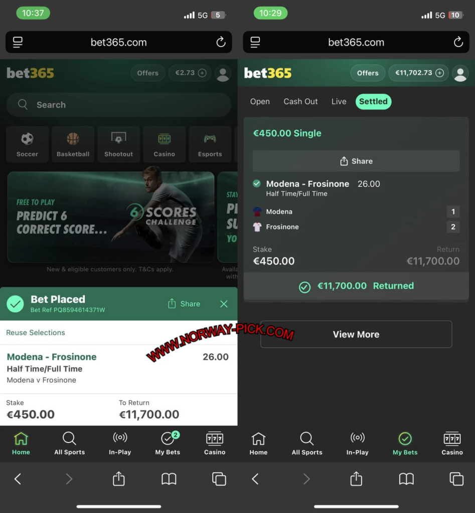 UK BET365 PREDICTS TIPS