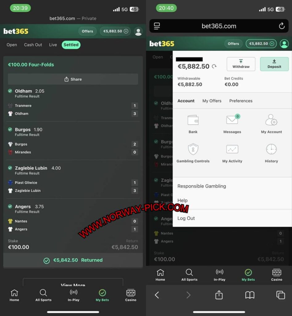 UK BET365 VIP TICKET 1X2 FIXED MATCH UK BET365 VIP TICKET 1X2 FIXED MATCH