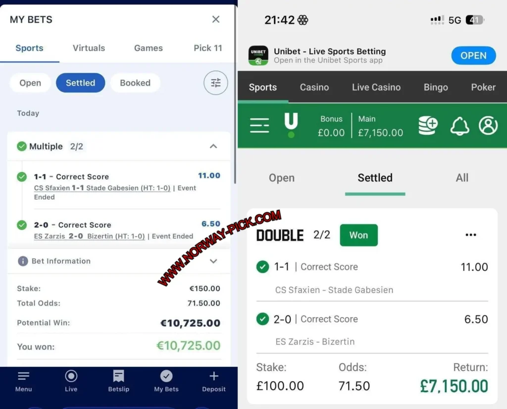 UNIBET CORRECT VERIFIED MATCHES UNIBET CORRECT VERIFIED MATCHES