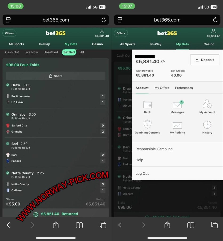VIP COMBO FIXED MATCH TIPS 1X2