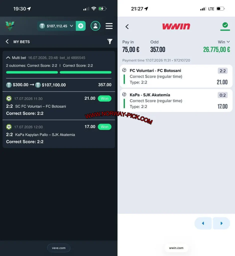 WWIN CORRECT SCORE BETTING MATCH WWIN CORRECT SCORE BETTING MATCH